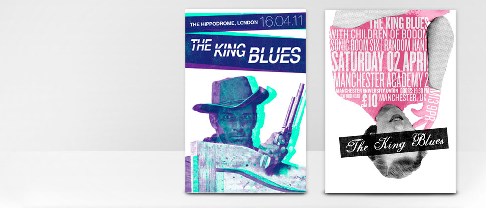The King Blues Gig Poster Design